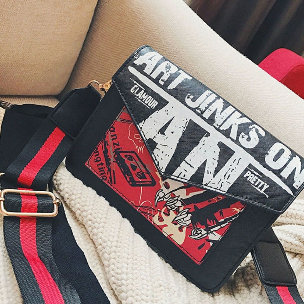 Diamante - Printed Shoulder Bag